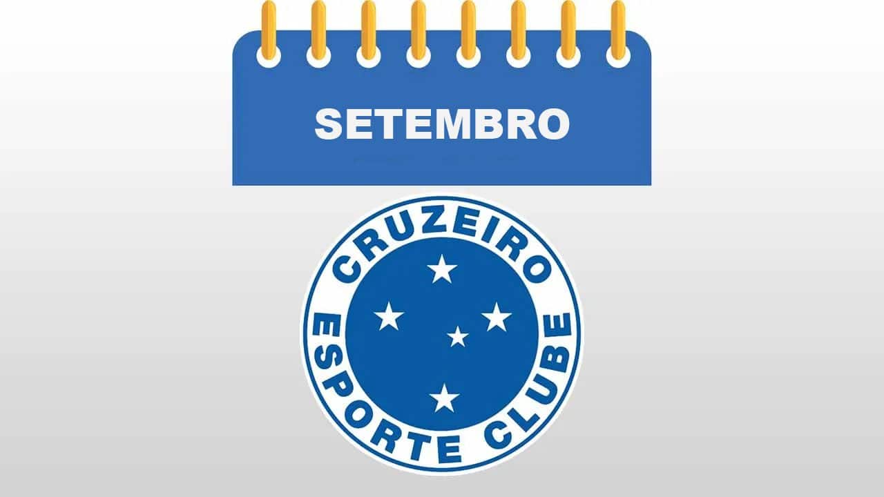 Veja o calendário de jogos do Cruzeiro em setembro